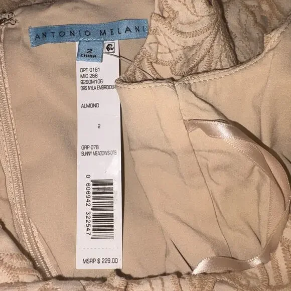 Antonio Melani Nyla Embroidered Lace Midi Dress - Picture 9 of 9